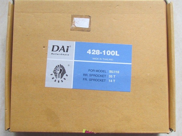 nhông xích xe máy,nhông xích bộ DAI Suviva 110,nhông xích thái lan,nhông xích thái lan chính hiệu,nhông xích suviva,Nhông bộ Dai Su.110